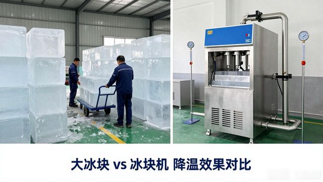 大冰块和冰块机哪个更划算_保定车间防暑降温大冰块_车间大冰块降温效果怎么样